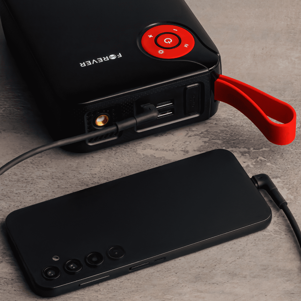 Forever jump starter 4in1 JS-400 26,64Wh black-blue