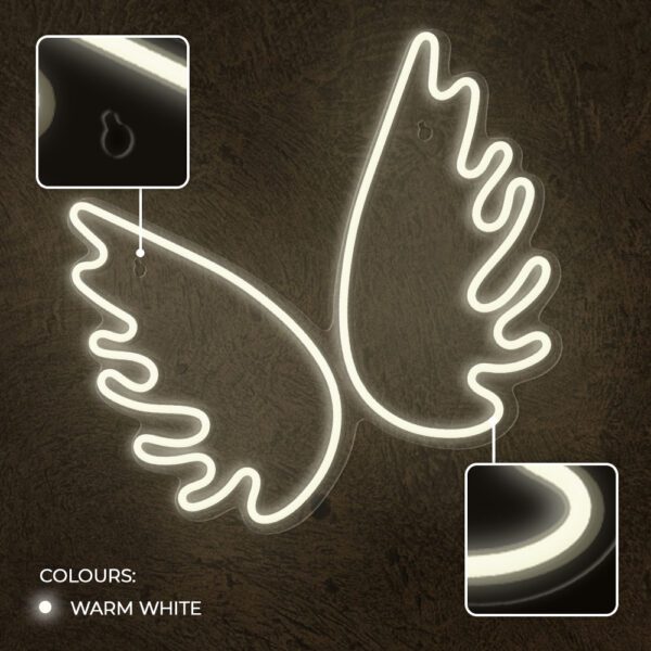 423664_oryg Neon PLEXI LED WINGS white FPNE09X Forever Light