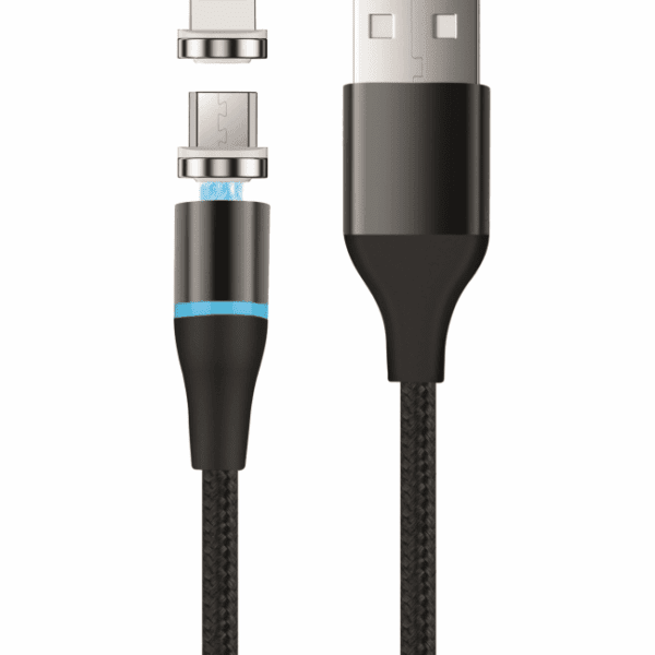 Setty magnetic cable DT 3in1 2,5A 1,0 m KBM-01 black JO