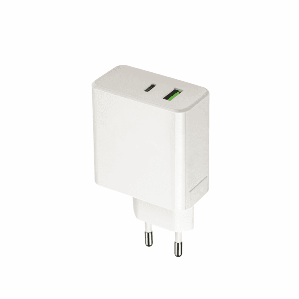 Setty wall charger PD+QC USB + USB-C 45W LSI-01white JO