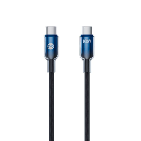 424056_oryg Forever Ombre cable USB-C - USB-C 1,0 m 100W black