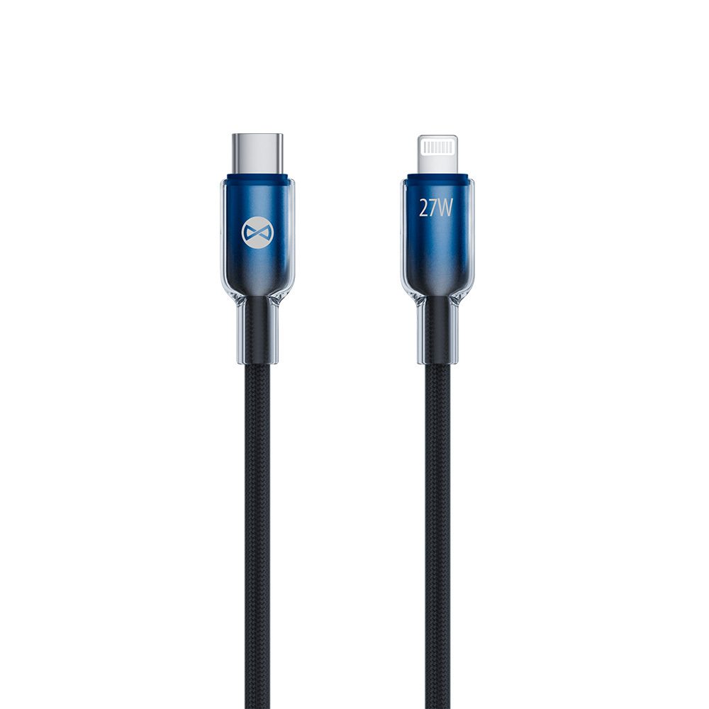 424058_oryg Forever Ombre cable USB-C - Lightning 1,0 m 27W black