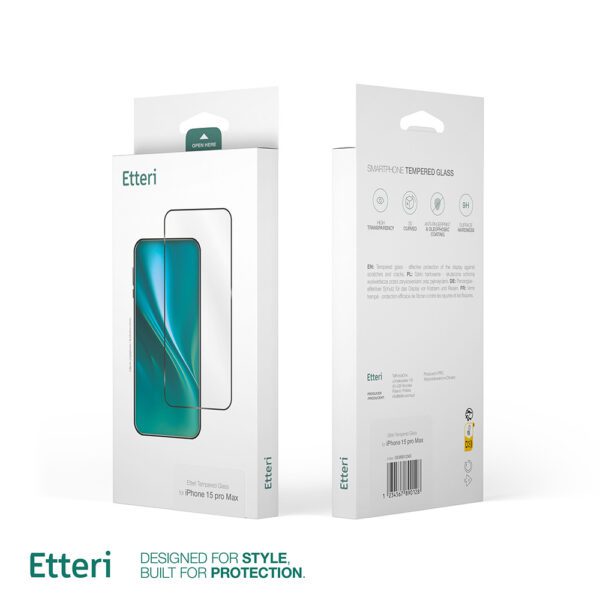 Etteri tempered glass 9D for iPhone 14 Pro 6,1"