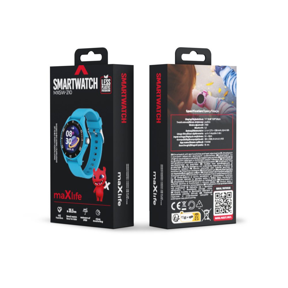 424158_oryg Maxlife smartwatch Kids MXSW-210 blue