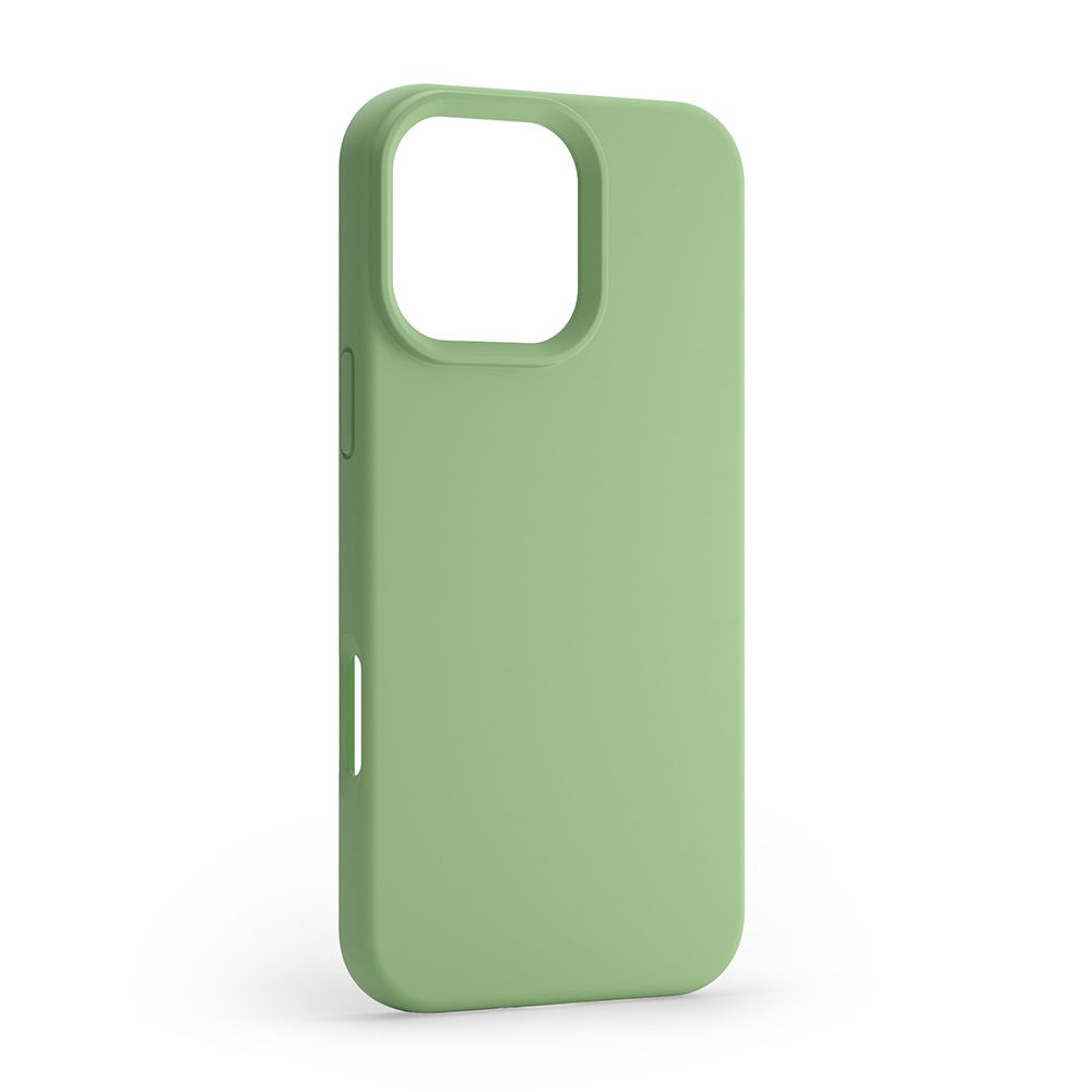 424347_oryg Etteri Silicone case for iPhone 16 Pro Max 6,9" light green