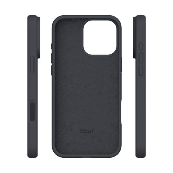 Etteri Silicone case for iPhone 16 Pro 6,3" black