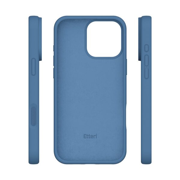 Etteri Silicone case for iPhone 16 Pro 6,3" dark blue