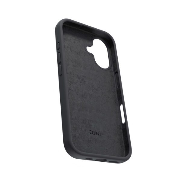 Etteri Silicone case for iPhone 16 6,1" black