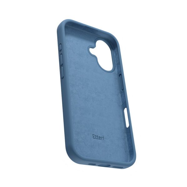 Etteri Silicone case for iPhone 16 6,1" dark blue