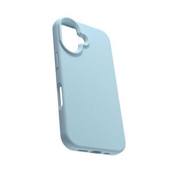 Etteri Silicone case for iPhone 16 6,1" light blue