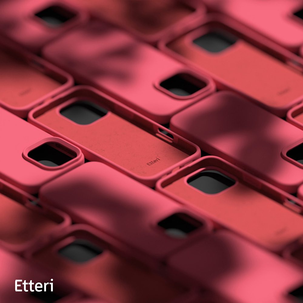 424483_oryg Etteri Silicone case for iPhone 16 Pro Max 6,9" raspberry