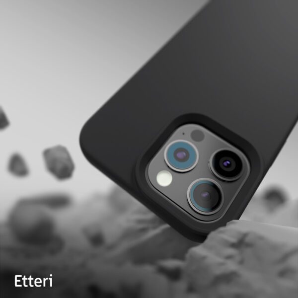 Etteri Silicone case for iPhone 16 Pro 6,3" black