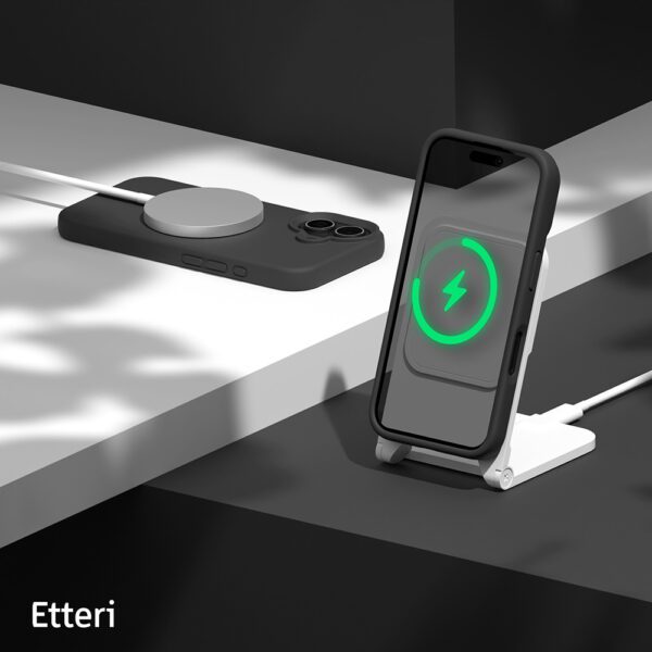 Etteri Silicone case for iPhone 16 6,1" black