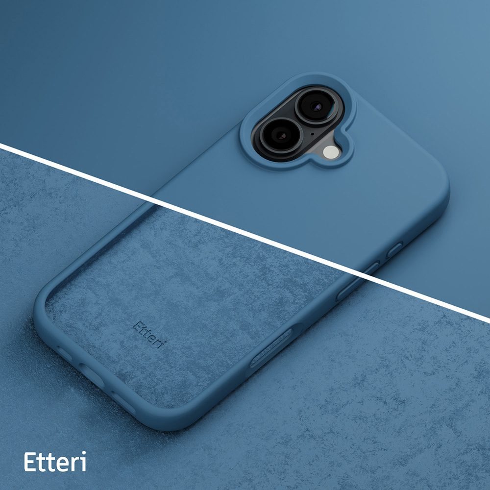 424517_oryg Etteri Silicone case for iPhone 16 6,1" dark blue