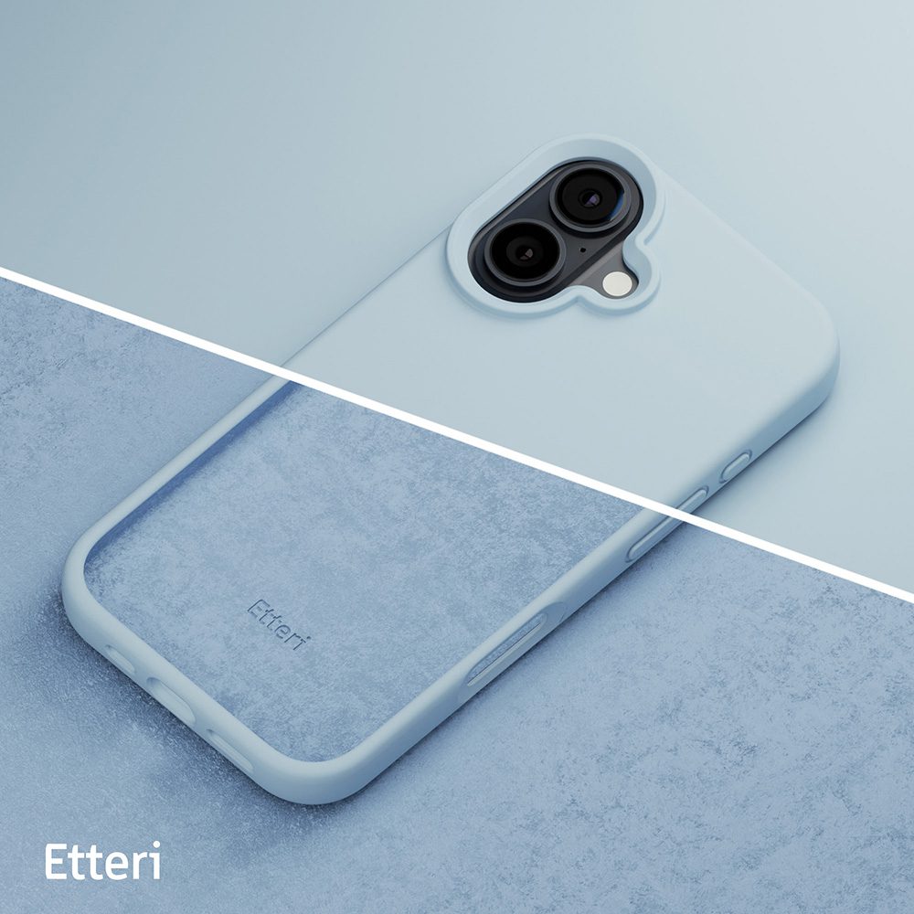 424521_oryg Etteri Silicone case for iPhone 16 6,1" light blue
