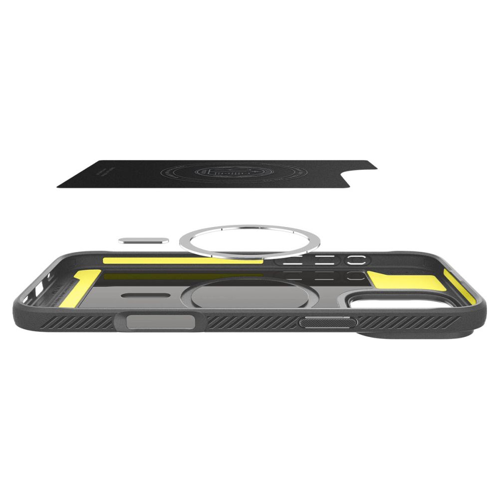 424543_oryg Spigen Rugged Armor Mag Magsafe case for iPhone 16 Pro Max 6,9" grey