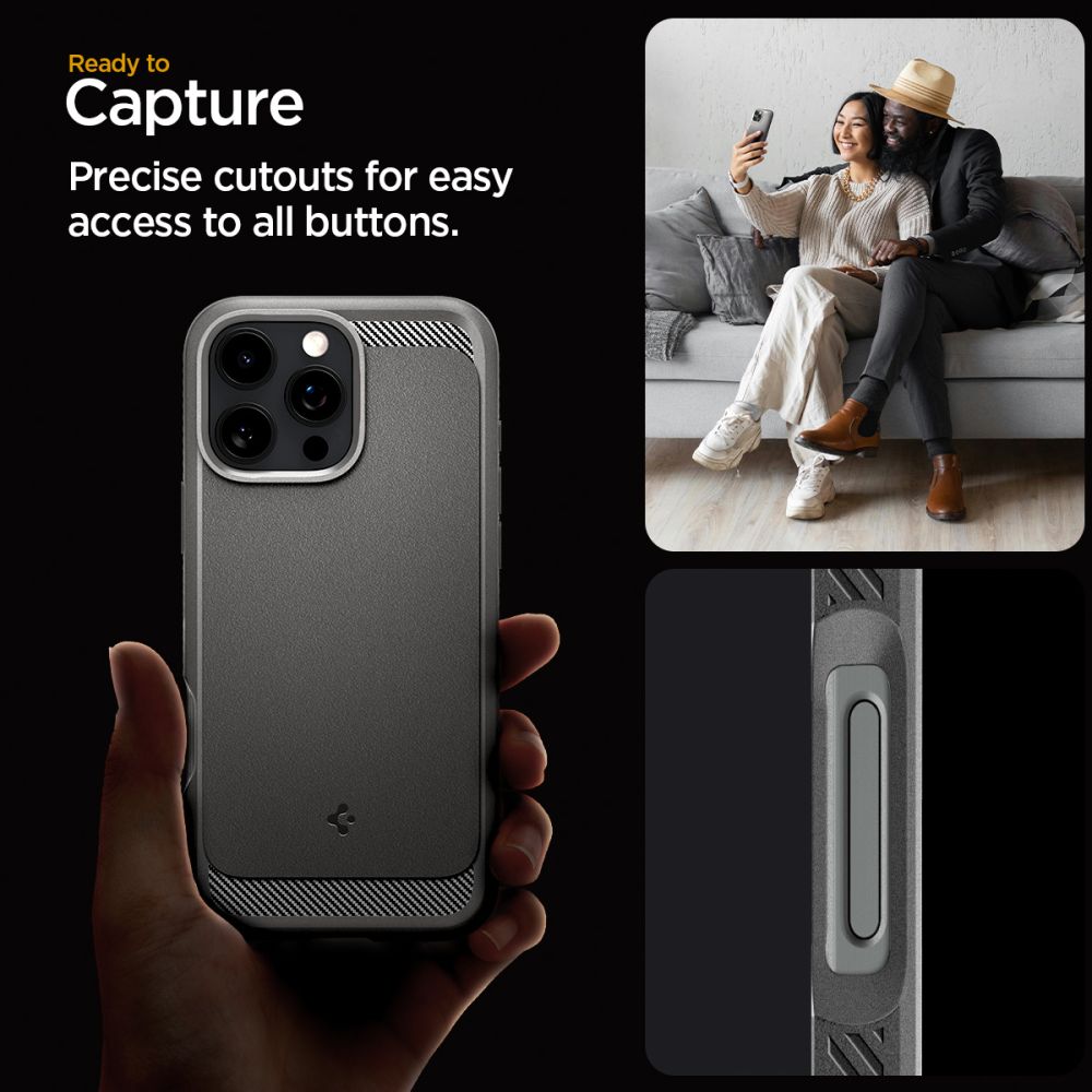 424549_oryg Spigen Rugged Armor Mag Magsafe case for iPhone 16 Pro Max 6,9" grey