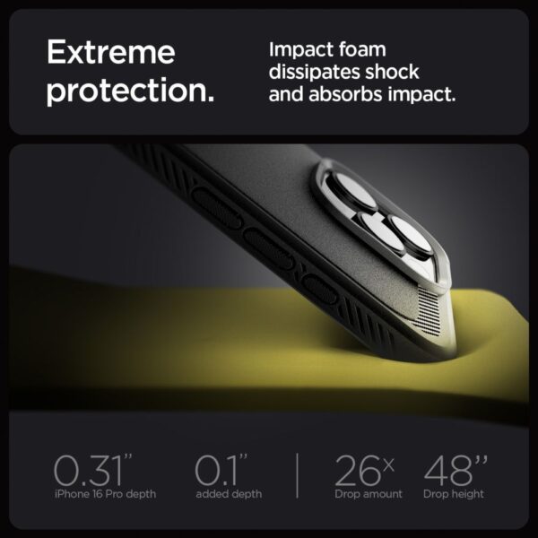 424610_oryg Spigen Rugged Armor Mag Magsafe case for iPhone 16 Pro 6,3" matte black