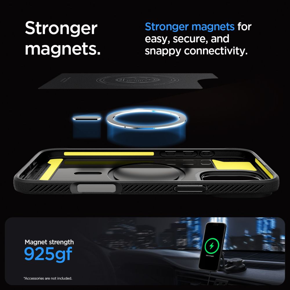 424611_oryg Spigen Rugged Armor Mag Magsafe case for iPhone 16 Pro 6,3" matte black