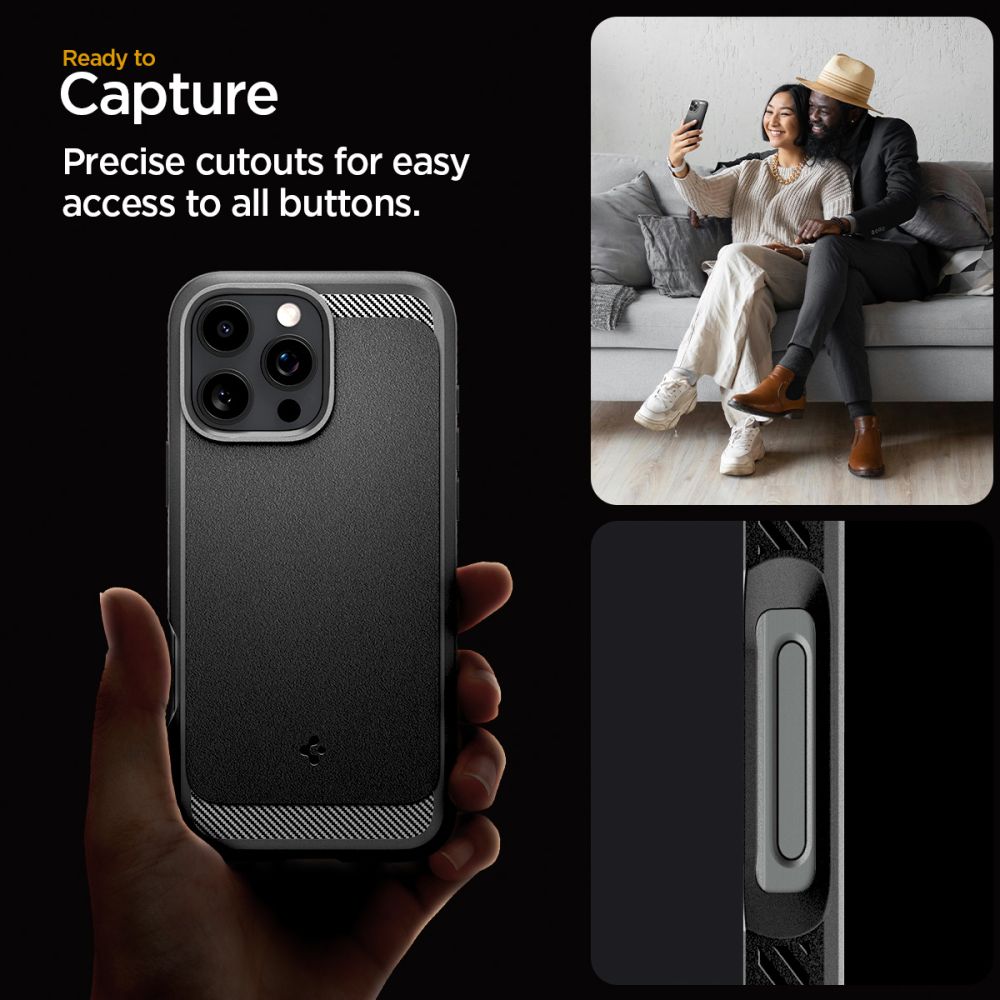 424612_oryg Spigen Rugged Armor Mag Magsafe case for iPhone 16 Pro 6,3" matte black