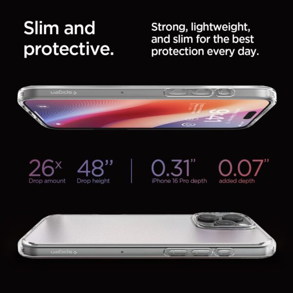 424661_oryg Spigen Ultra Hybrid case for iPhone 16 Pro 6,3" frost clear