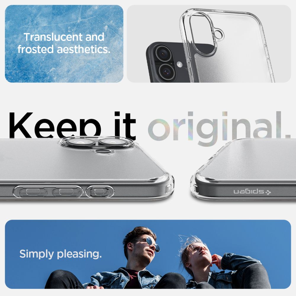 424671_oryg Spigen Ultra Hybrid case for iPhone 16 6,1" frost clear