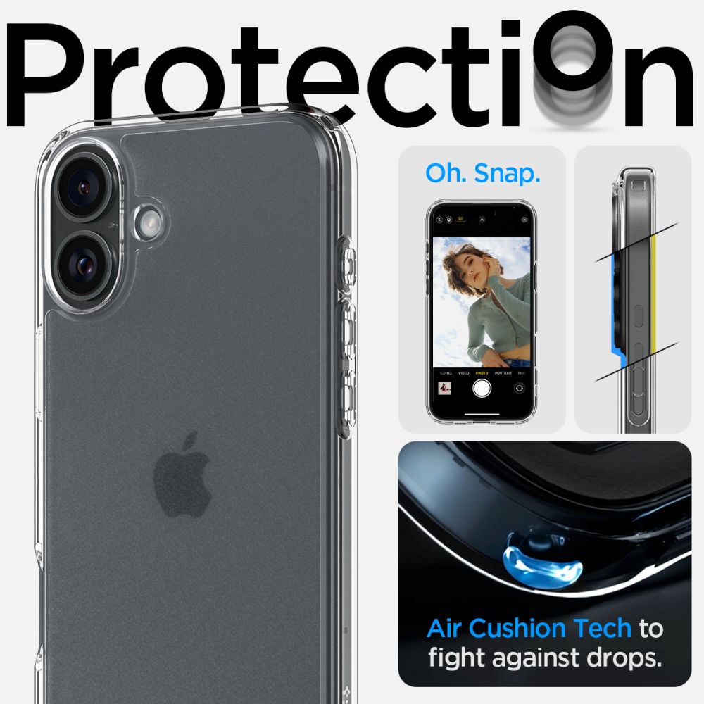 424673_oryg Spigen Ultra Hybrid case for iPhone 16 6,1" frost clear