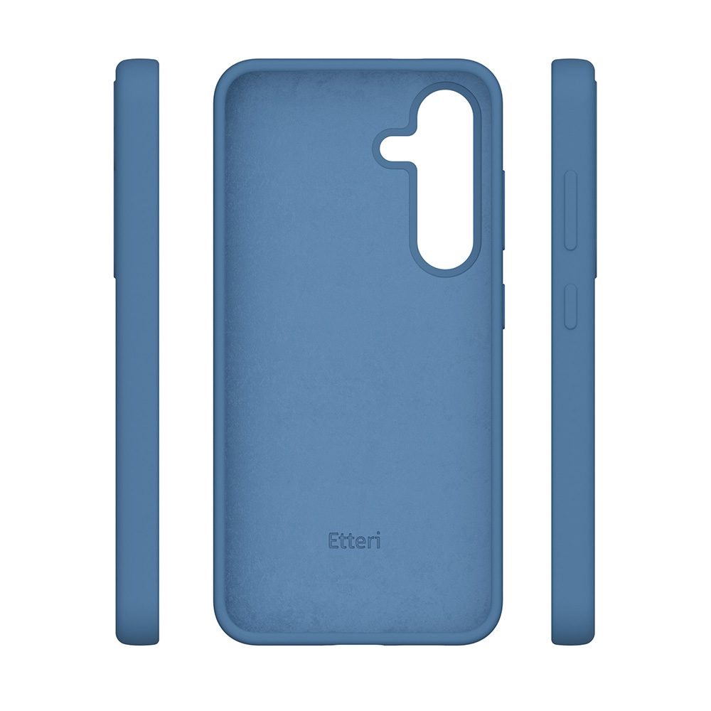 424689_oryg Etteri Silicone Mag case for Samsung Galaxy S25 Edge dark blue