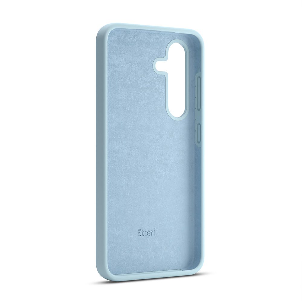 424691_oryg Etteri Silicone Mag case for Samsung Galaxy S25 Edge light blue