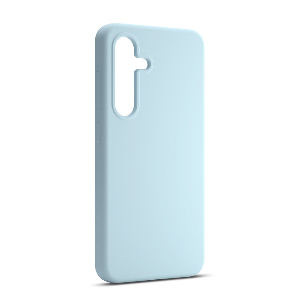 424692_oryg Etteri Silicone Mag case for Samsung Galaxy S25 Edge light blue