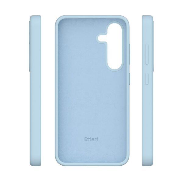 424695_oryg Etteri Silicone case for Samsung Galaxy S25 light blue