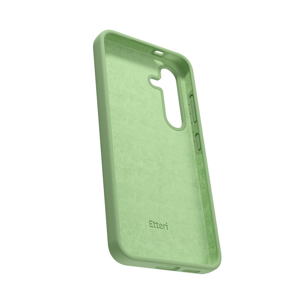 424699_oryg Etteri Silicone case for Samsung Galaxy S24 Plus light green