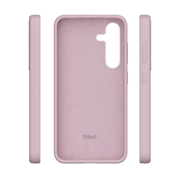 Etteri Silicone case for Samsung Galaxy S24 Plus light pink