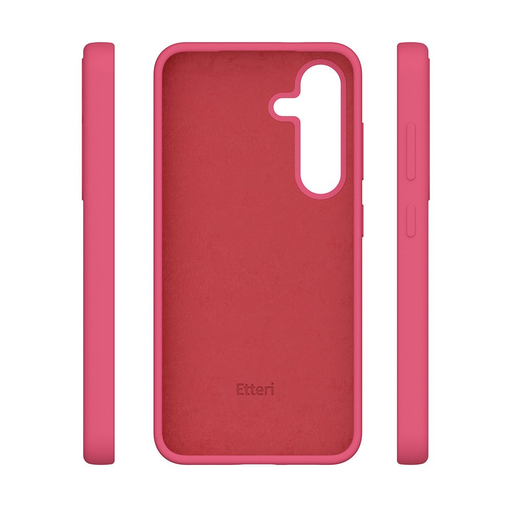 424713_oryg Etteri Silicone case for Samsung Galaxy S24 Plus raspberry