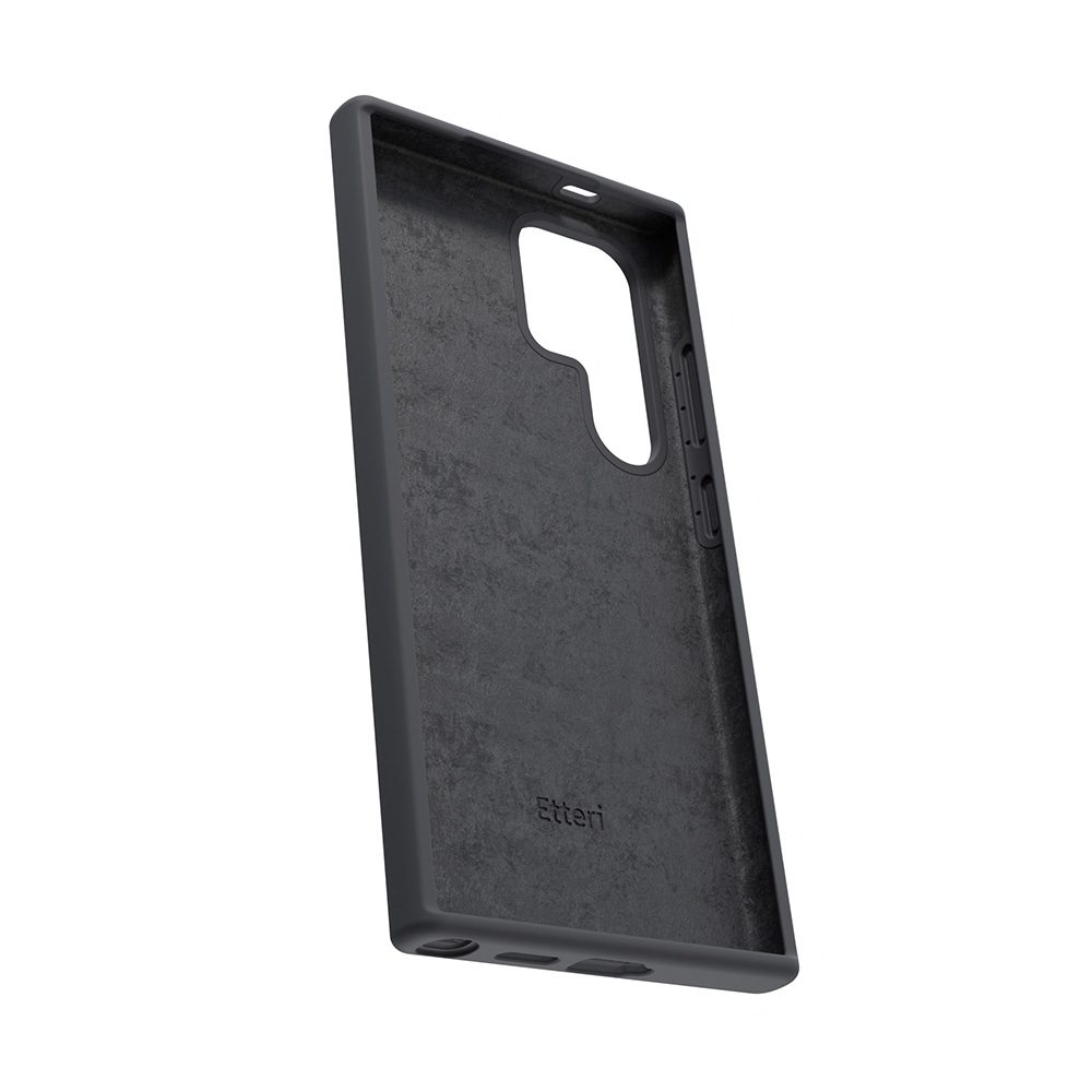 424717_oryg Etteri Silicone case for Samsung Galaxy S24 Ultra black