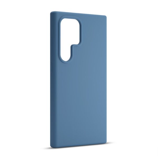 424722_oryg Etteri Silicone case for Samsung Galaxy S25 Ultra dark blue