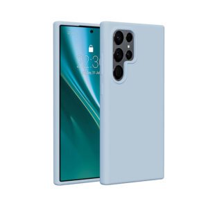 Etteri Silicone case for Samsung Galaxy S25 Ultra light blue