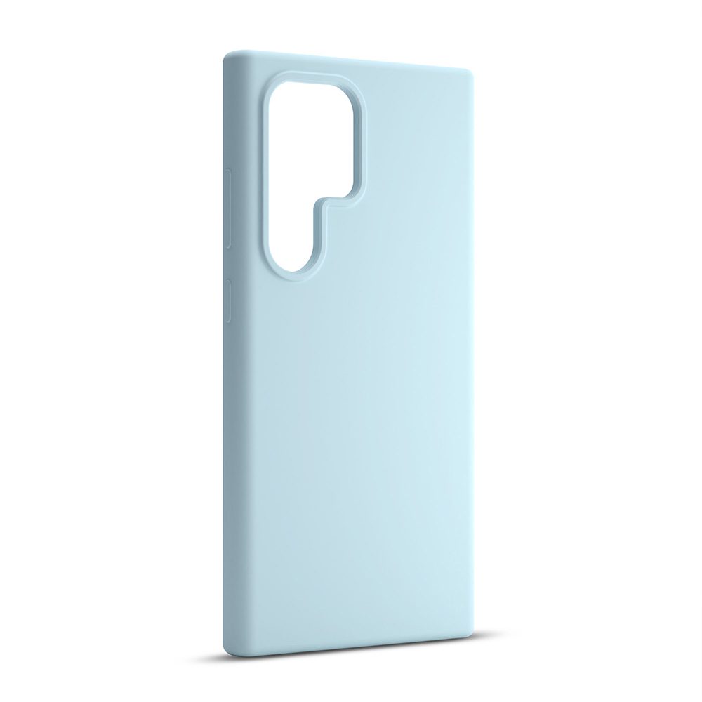 424728_oryg Etteri Silicone case for Samsung Galaxy S25 Ultra light blue