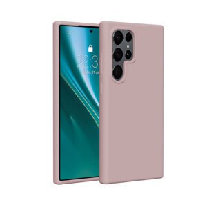 Etteri Silicone case for Samsung Galaxy S25 Ultra light pink