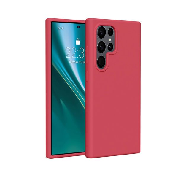 424744_oryg Etteri Silicone case for Samsung Galaxy S25 Ultra raspberry