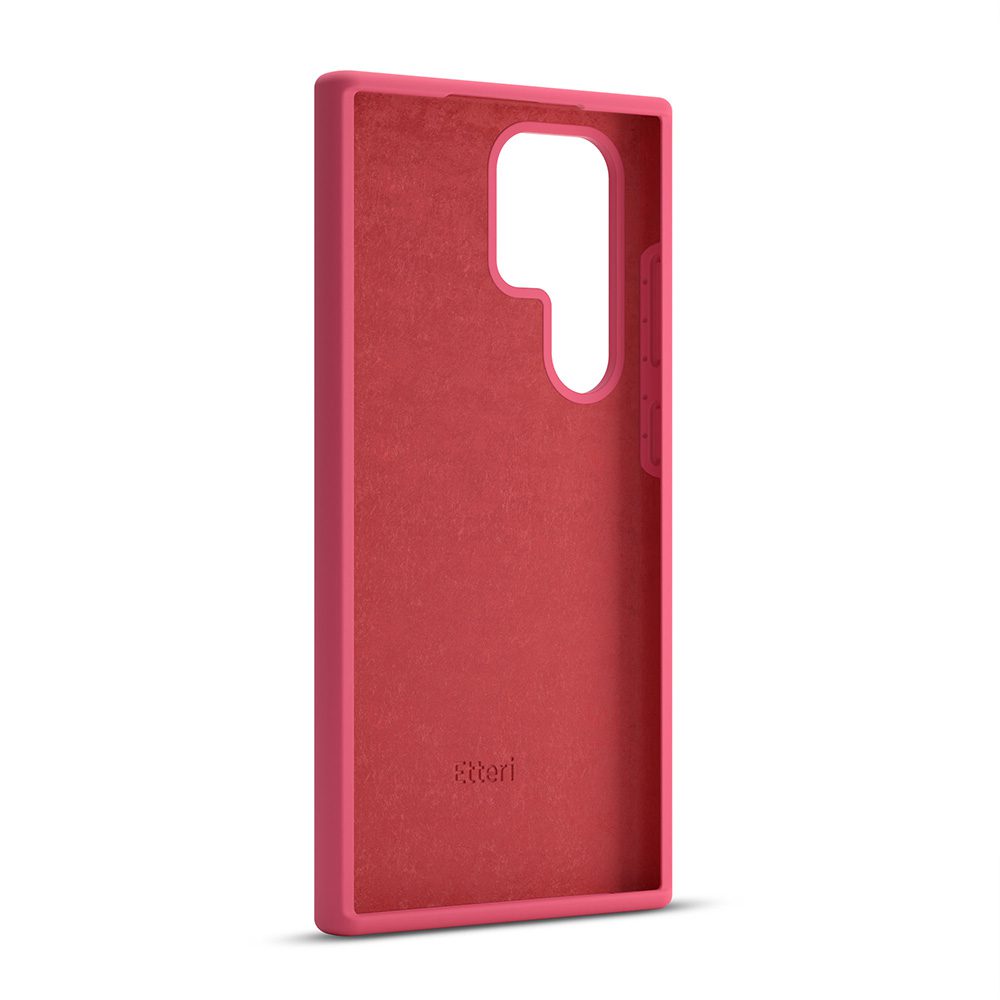 424745_oryg Etteri Silicone case for Samsung Galaxy S25 Ultra raspberry