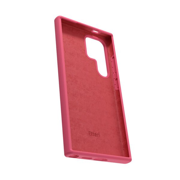 424747_oryg Etteri Silicone case for Samsung Galaxy S25 Ultra raspberry