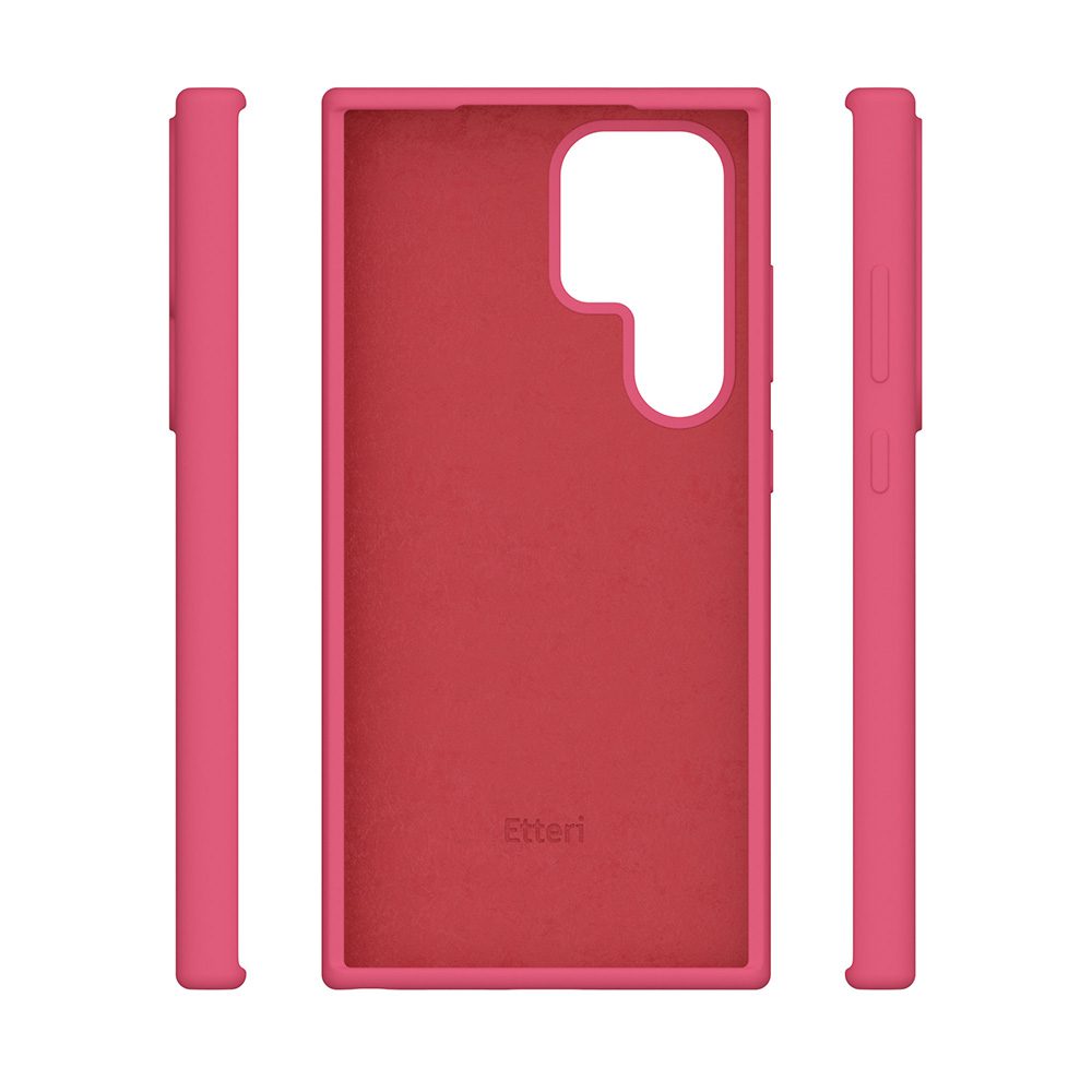 424749_oryg Etteri Silicone case for Samsung Galaxy S25 Ultra raspberry