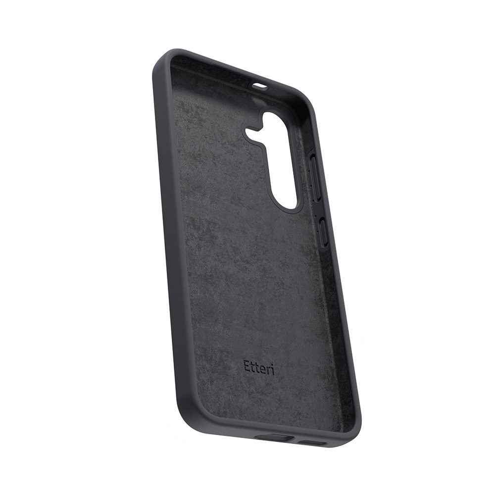 424753_oryg Etteri Silicone Mag case for Samsung Galaxy S25 Edge black