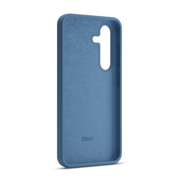 424757_oryg Etteri Silicone case for Samsung Galaxy S25 dark blue