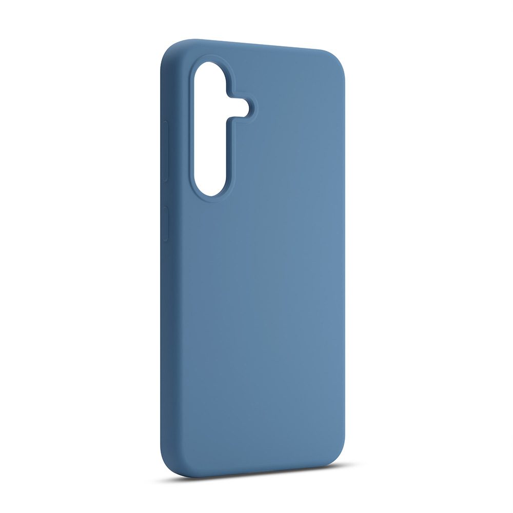 424758_oryg Etteri Silicone case for Samsung Galaxy S25 dark blue