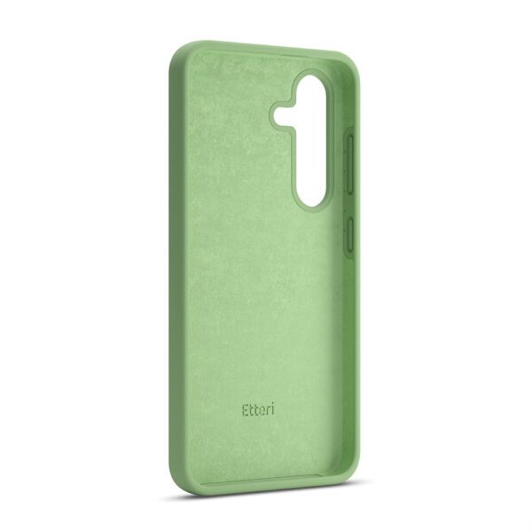 424769_oryg Etteri Silicone case for Samsung Galaxy S25 light green