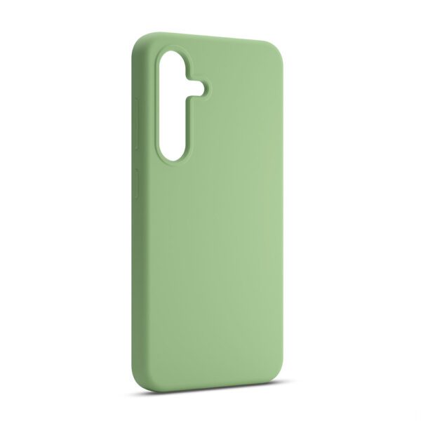 424770_oryg Etteri Silicone case for Samsung Galaxy S25 light green