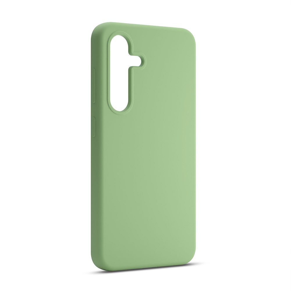 424770_oryg Etteri Silicone case for Samsung Galaxy S25 light green