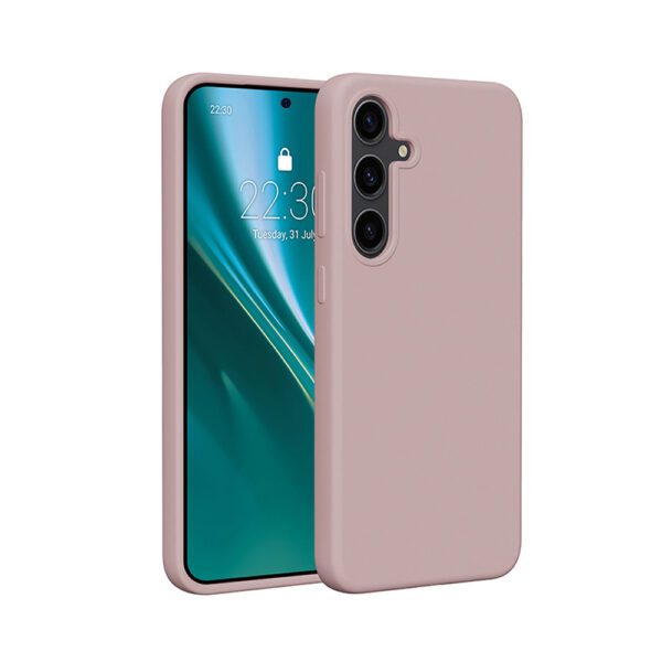 424774_oryg Etteri Silicone case for Samsung Galaxy S25 Plus light pink